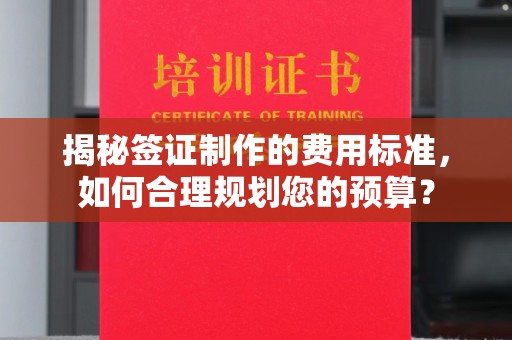 张掖揭秘签证制作的费用标准，如何合理规划您的预算？