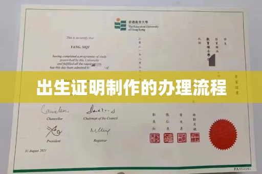 张掖出生证明制作的办理流程